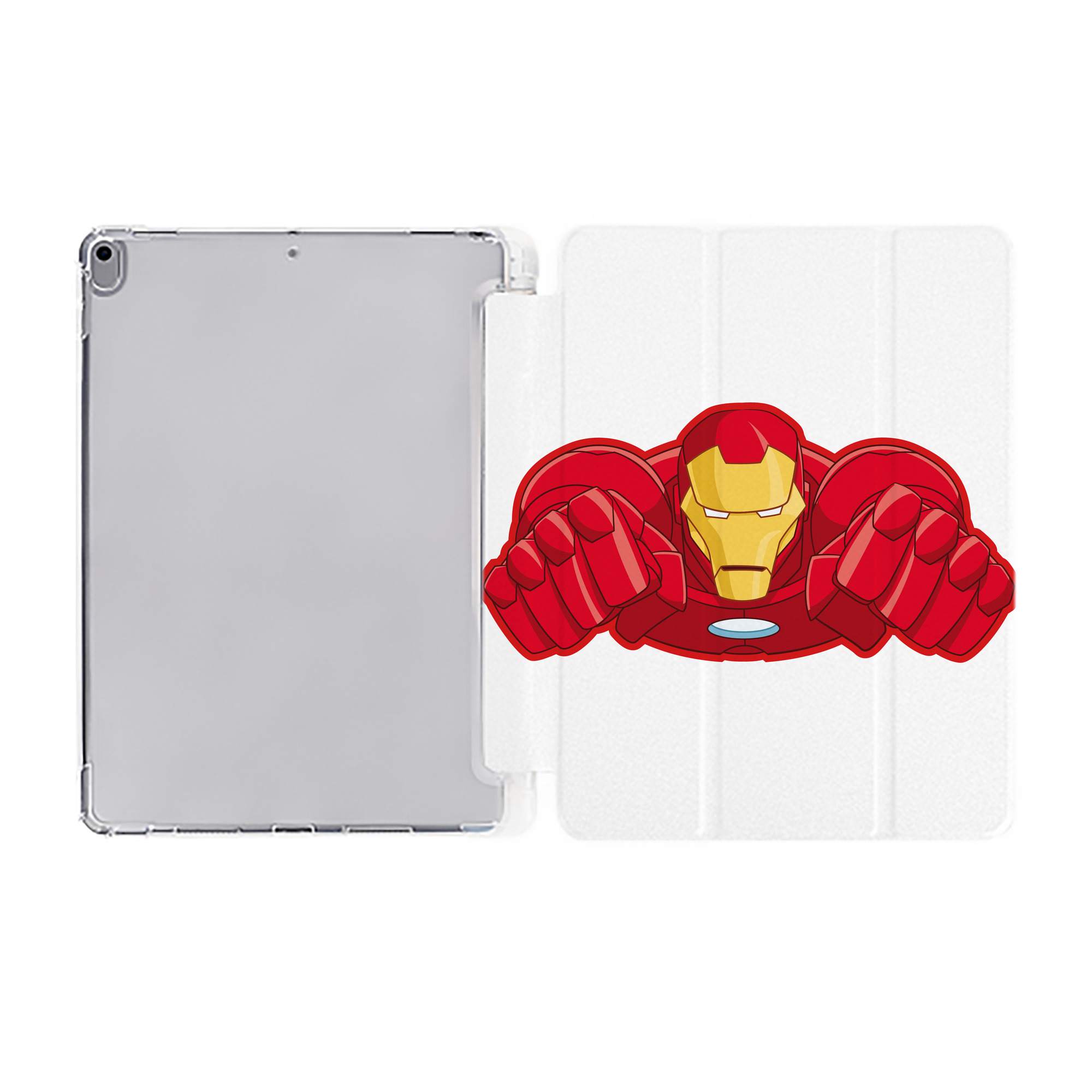（画像用） アベンジャーズ The Avengers IPad ケース ペン収納付き 三つ折りスタンド PUレザー×シリコン 対応機種9.5/10.5/10.9インチ